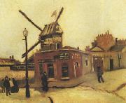 Vincent Van Gogh Le Moulin de la Galette (nn04) Spain oil painting artist